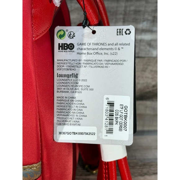 Loungefly Game of Thrones Cersei Lannister Backpack - New with tags main image 7